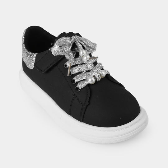 Girls Sneakers A05-BLACK