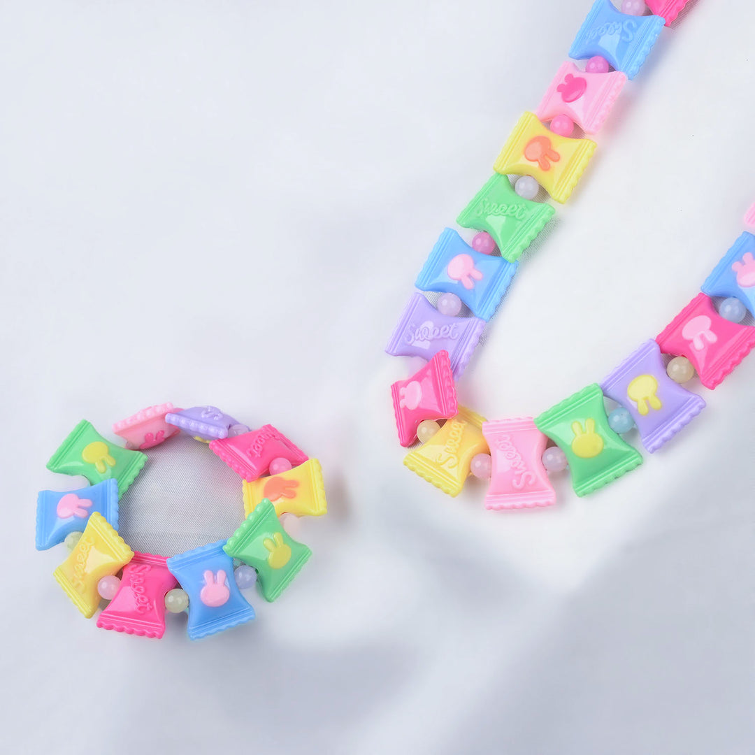 Beads Necklace & Bracelet Set