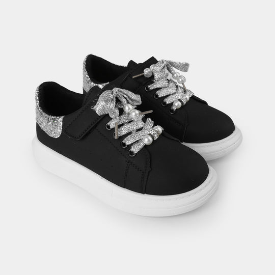 Girls Sneakers A05-BLACK