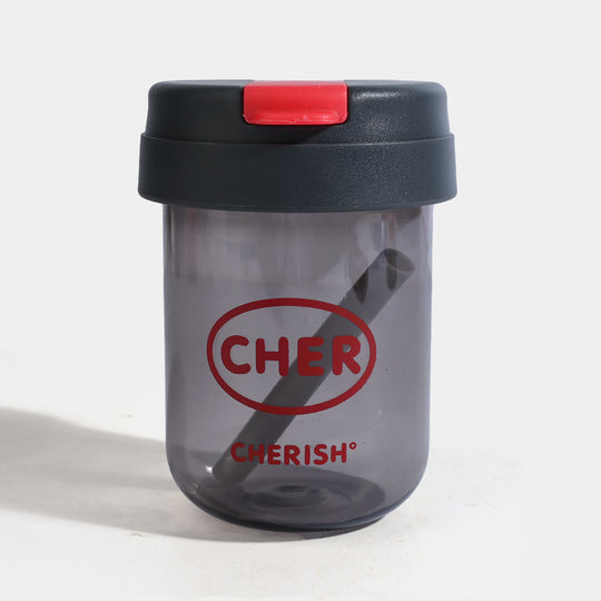 KIDS STRAW WATER BOTTLE/BEAKER | SH2703 - PURPLE