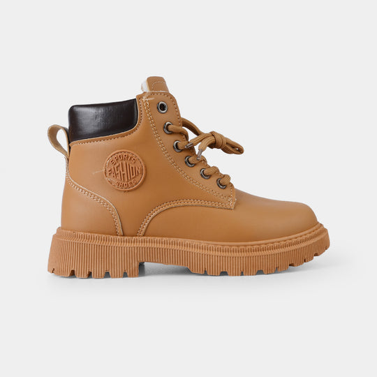 Boys Boots A01-BROWN