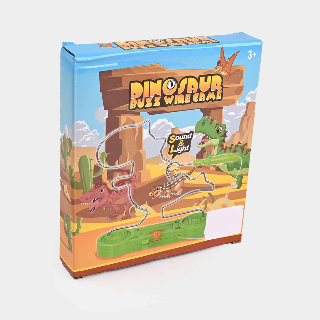 Electric Dinosaur Buz Wire Game with Light & Sound