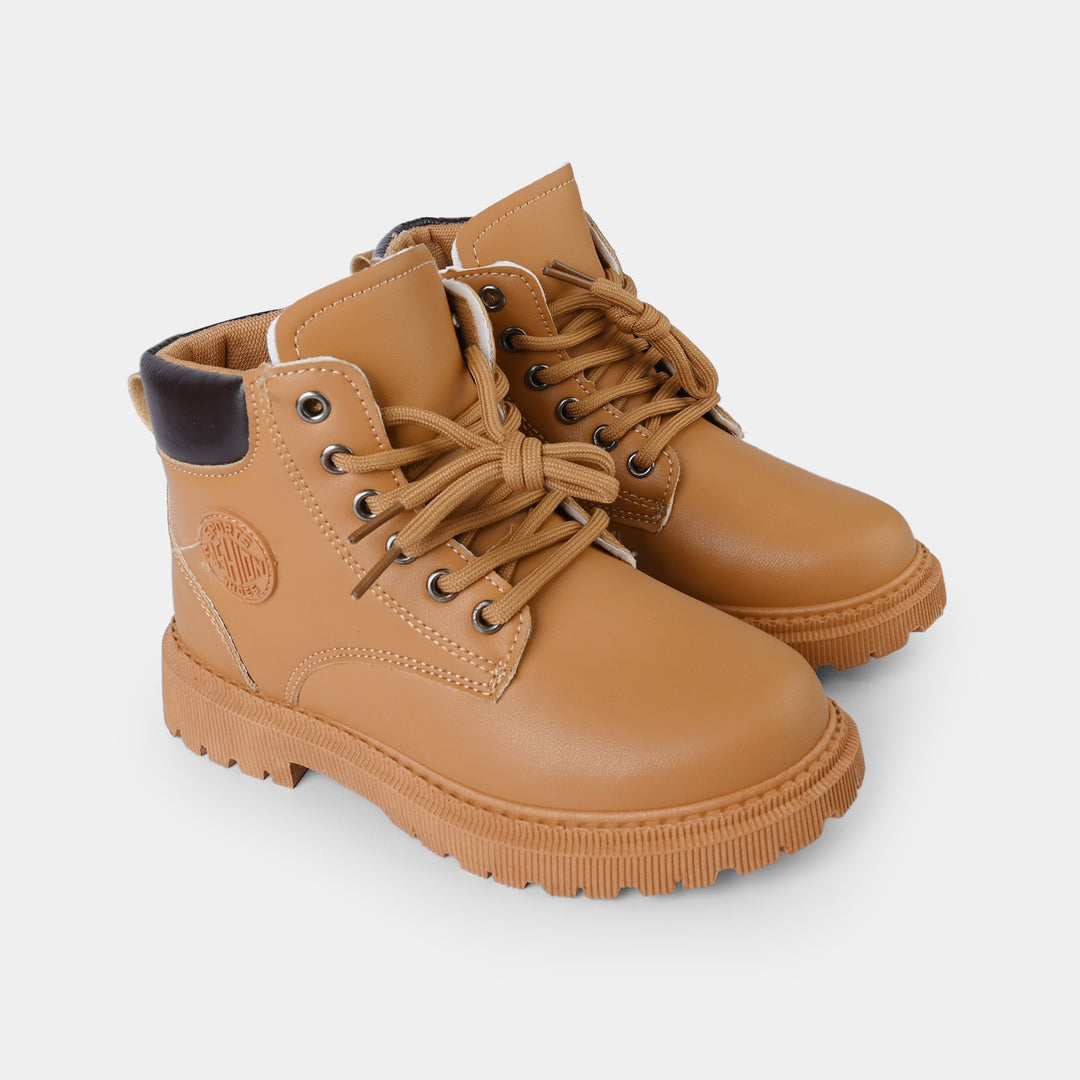 Boys Boots A01-BROWN