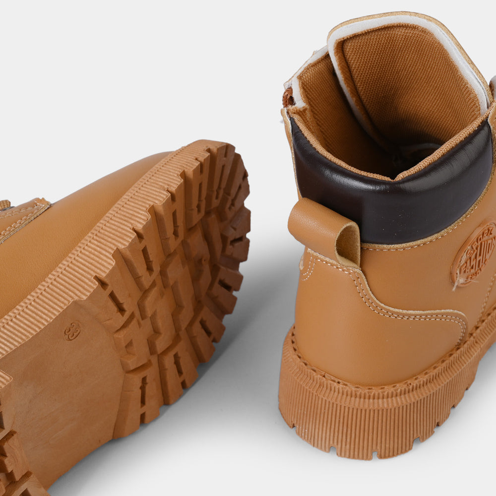 Boys Boots A01-BROWN