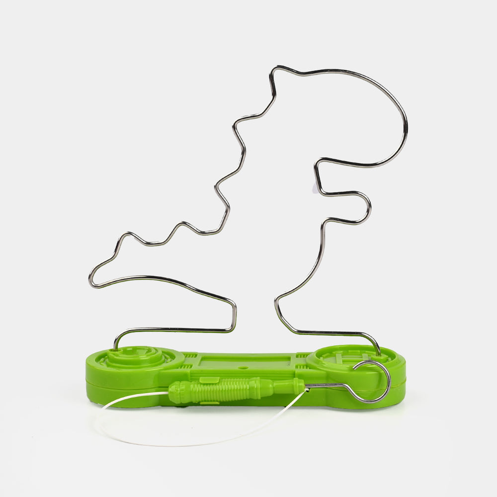 Electric Dinosaur Buz Wire Game with Light & Sound