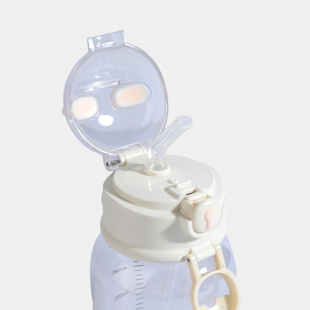 CARTOON TRANSPARENT WATER BOTTLE/BEAKER | SH2682 - WHITE