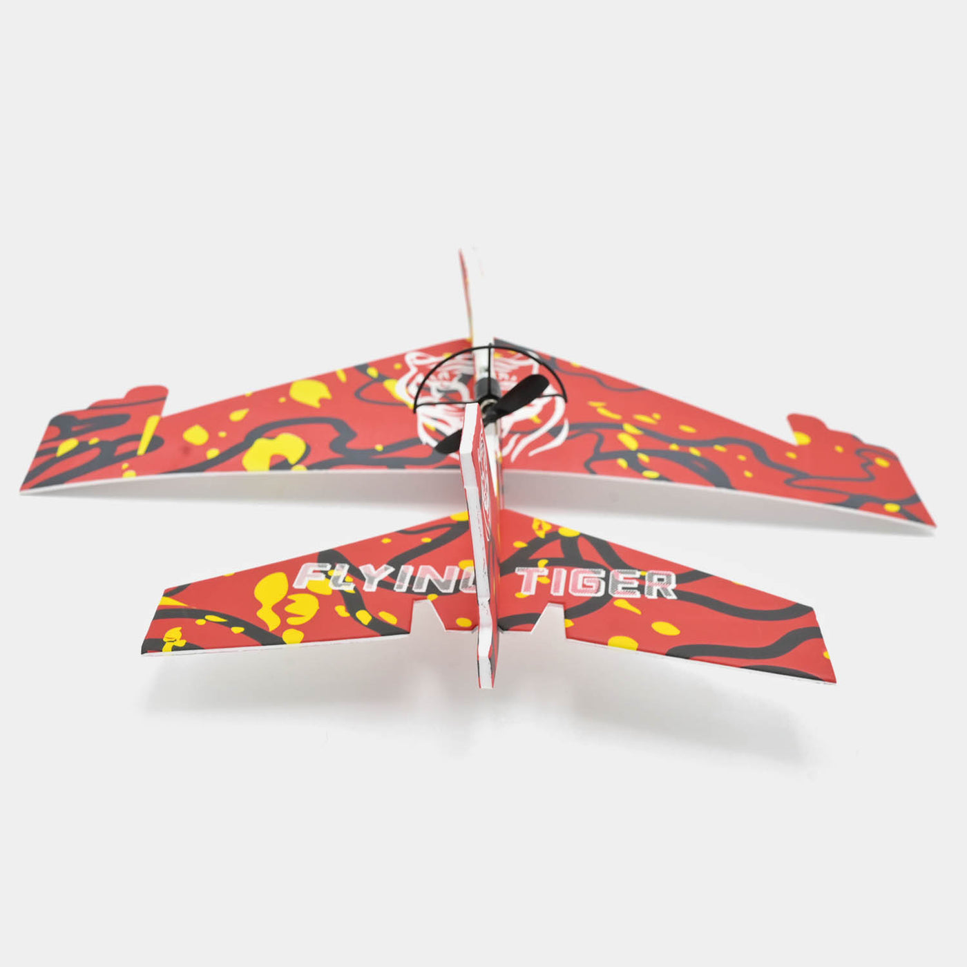 Rechargeable Foamy Glider Aircraft With Lights - Red