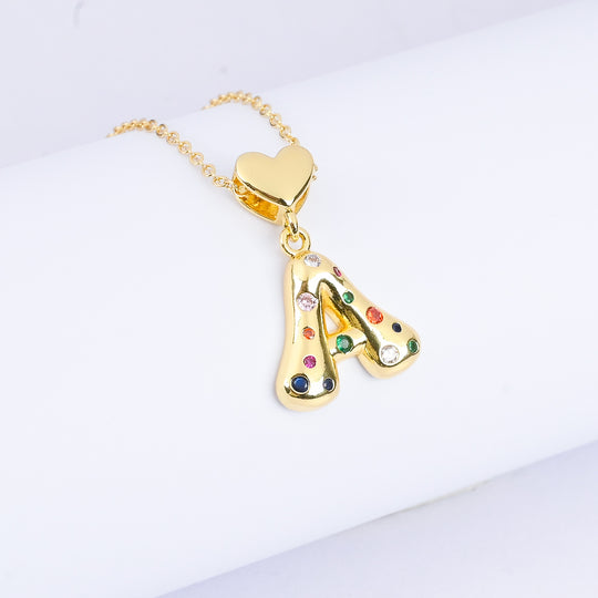 Alphabet/Letter Pendant Necklace for Girls
