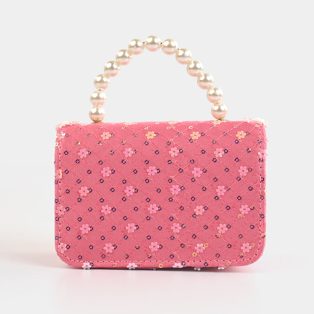 Little Girls' Fancy Pearl Handle Party Purse/Handbag