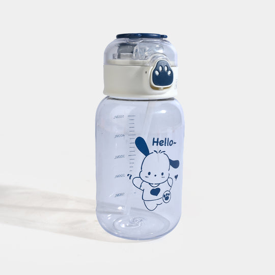 CARTOON TRANSPARENT WATER BOTTLE/BEAKER | SH2683 - BLUE