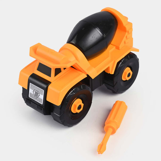 Construction Disassembly And Assembly Vehicle Toy