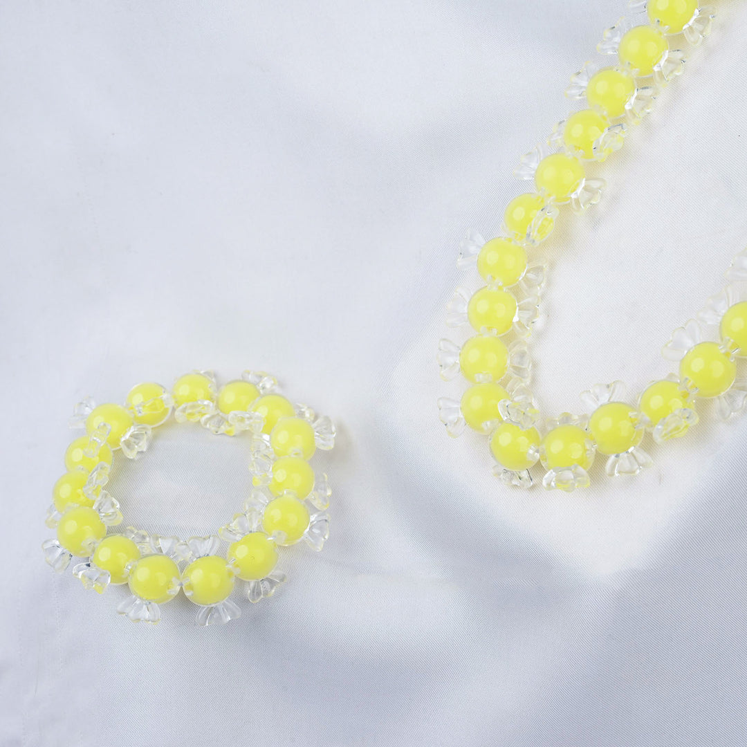 Beads Necklace & Bracelet Set