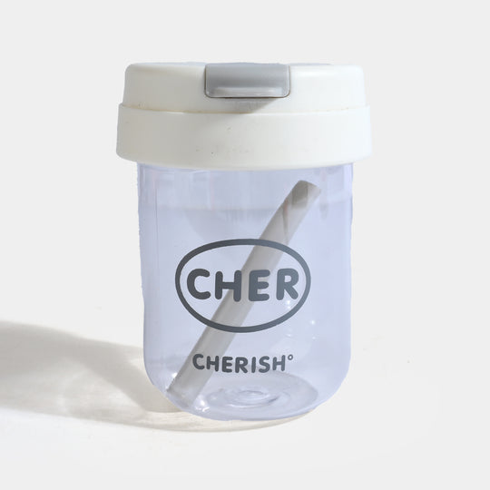 SPORTS WATER BOTTLE/BEAKER | SH2687 - WHITE