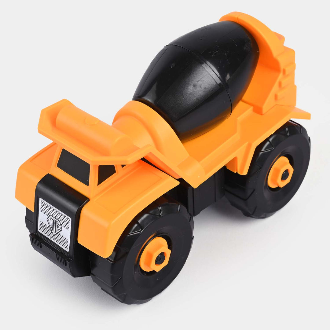 Construction Disassembly And Assembly Vehicle Toy