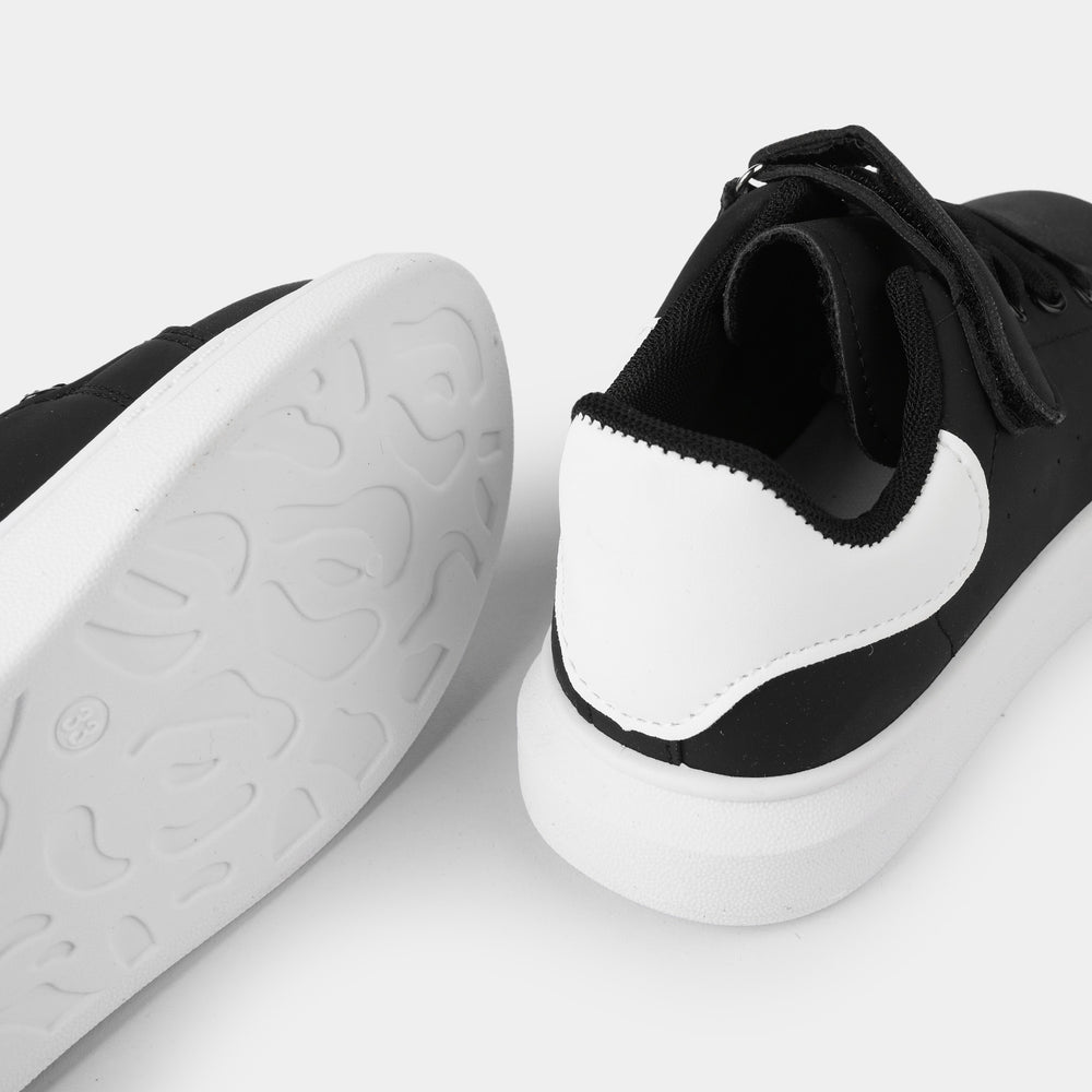 Boys Sneakers A03-Black/White
