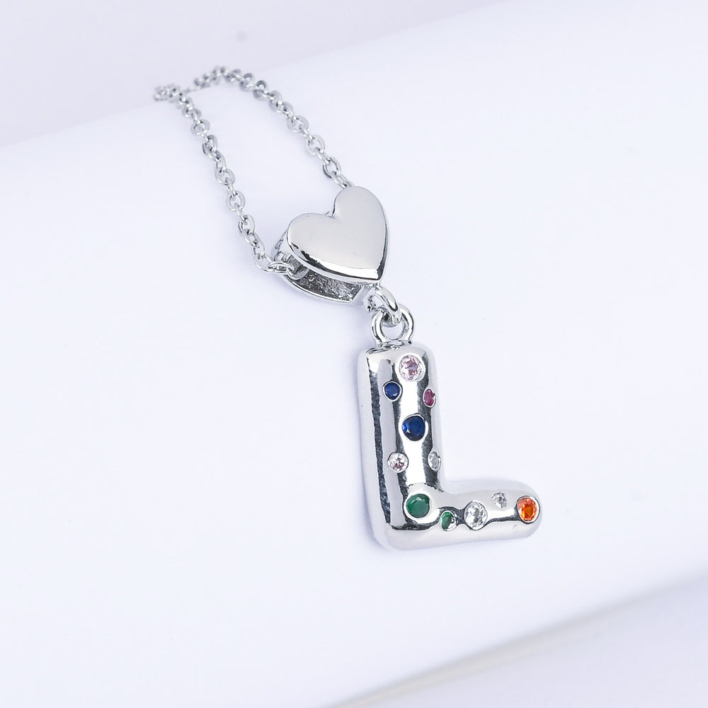 Alphabet/Letter Pendant Necklace for Girls