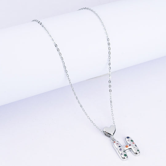 Alphabet/Letter Pendant Necklace for Girls