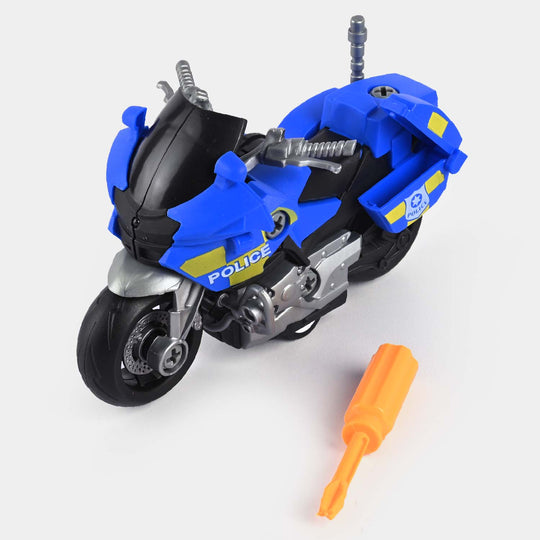 DISASSEMBLY AND ASSEMBLY MOTORCYCLE WITH LIGHT & SOUND