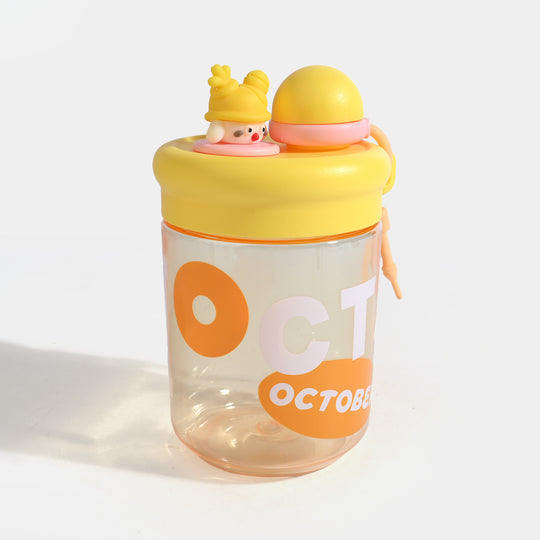 CUTE CARTOON WATER BOTTLE/BEAKER | SH2690 - YELLOW