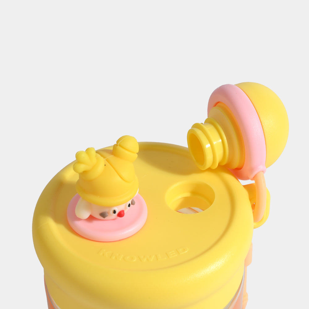 CUTE CARTOON WATER BOTTLE/BEAKER | SH2690 - YELLOW