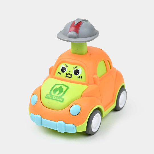 Cartoon Kids' Push & Go Car