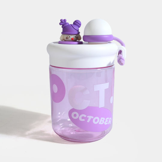 CUTE CARTOON WATER BOTTLE/BEAKER | SH2690 - PURPLE