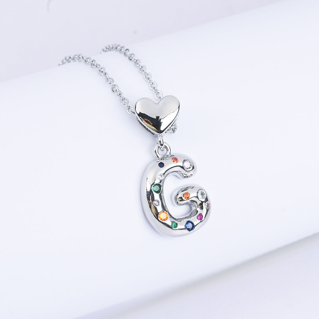 Alphabet/Letter Pendant Necklace for Girls