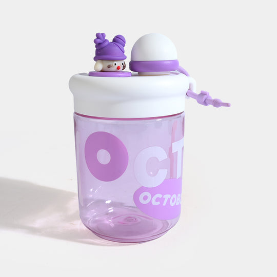 CUTE CARTOON WATER BOTTLE/BEAKER | SH2690 - PURPLE