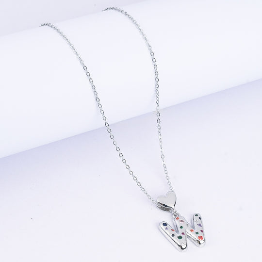 Alphabet/Letter Pendant Necklace for Girls