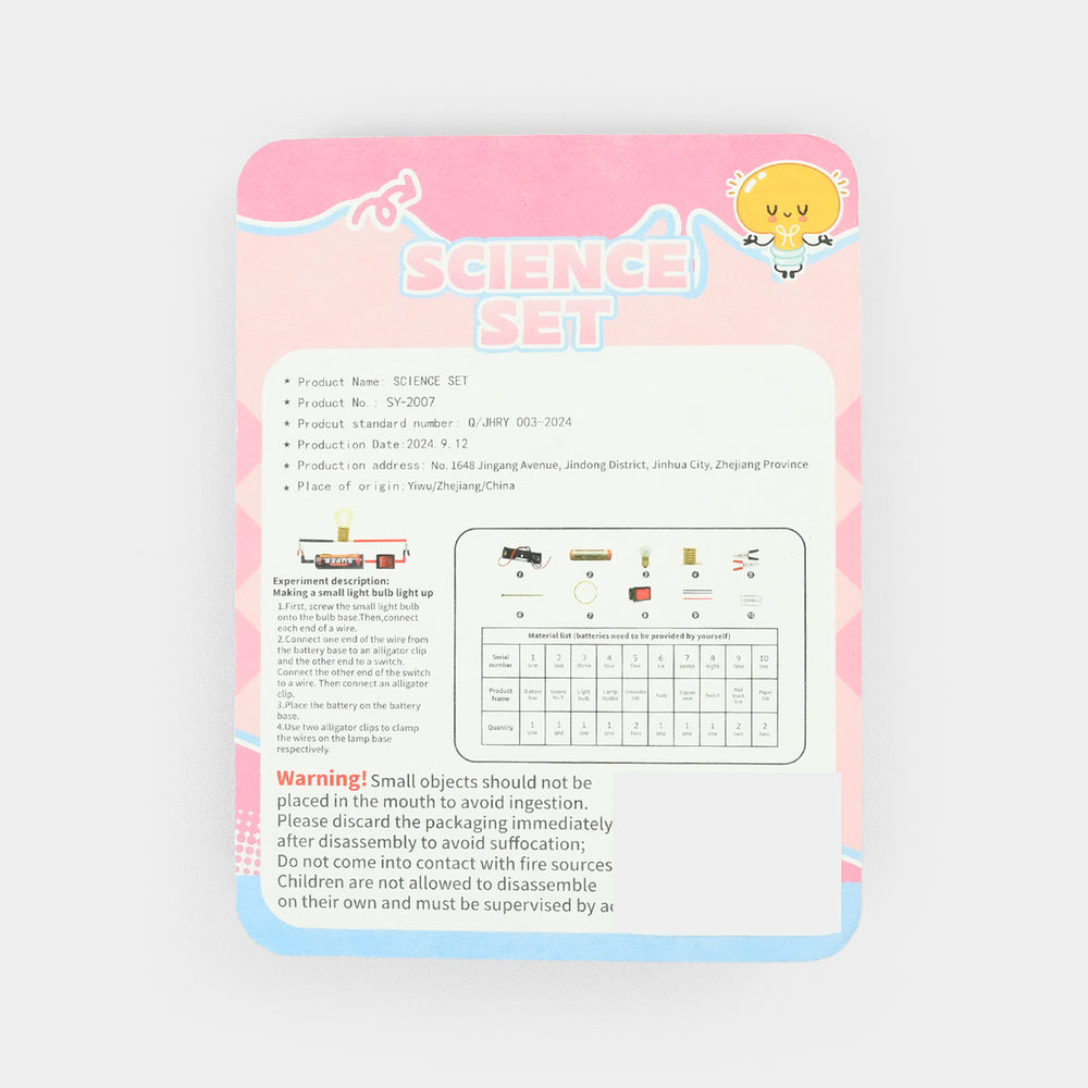 Science Experiment Kit for Kids with Battery