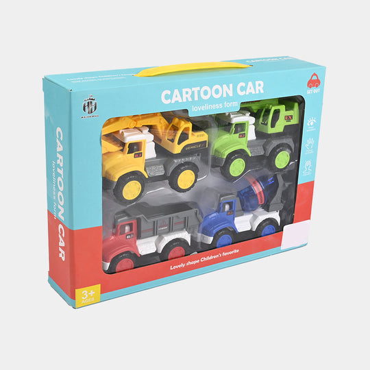 Friction Rescue Truck 4PCs