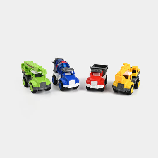 Friction Rescue Truck 4PCs