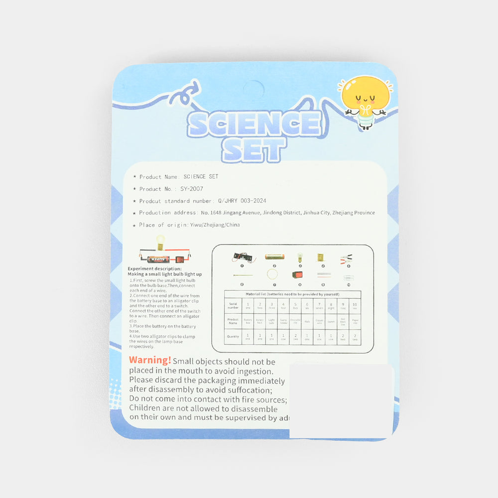 Science Experiment Kit for Kids with Battery