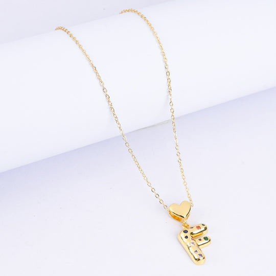 Alphabet/Letter Pendant Necklace for Girls
