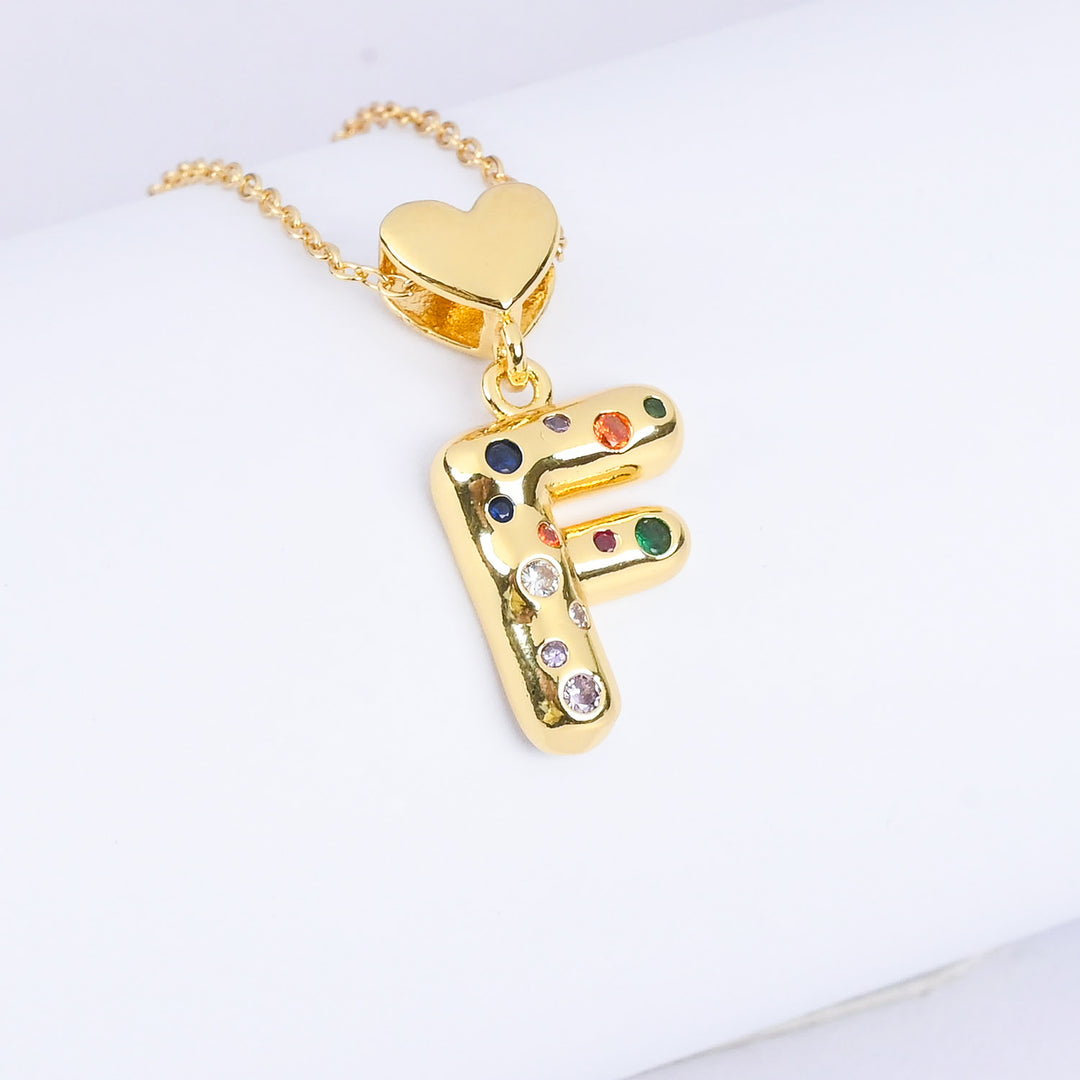 Alphabet/Letter Pendant Necklace for Girls