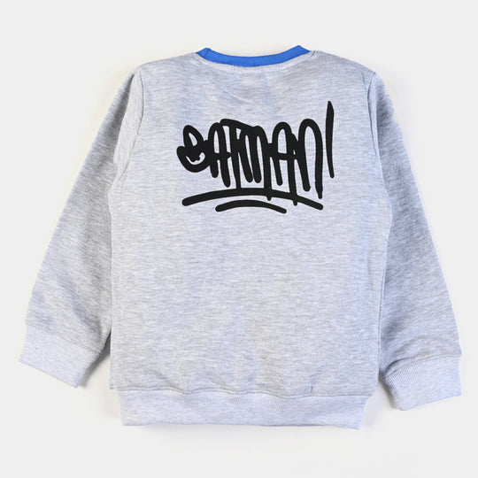 Boys Fleece Sweatshirt Character -H Grey