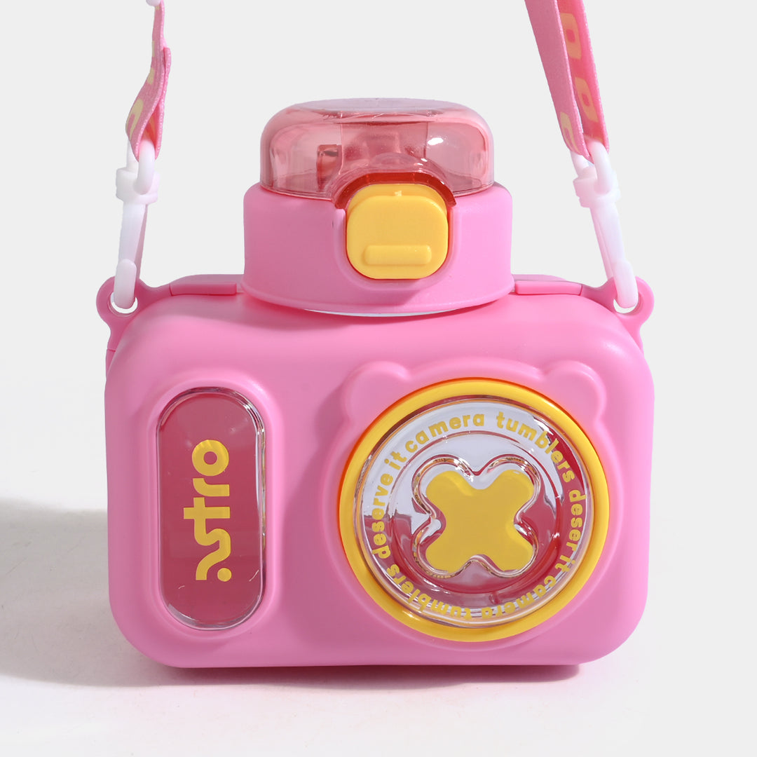 KIDS CAMERA SHAPED WATER BOTTLE/BEAKER | SH2696 - PINK