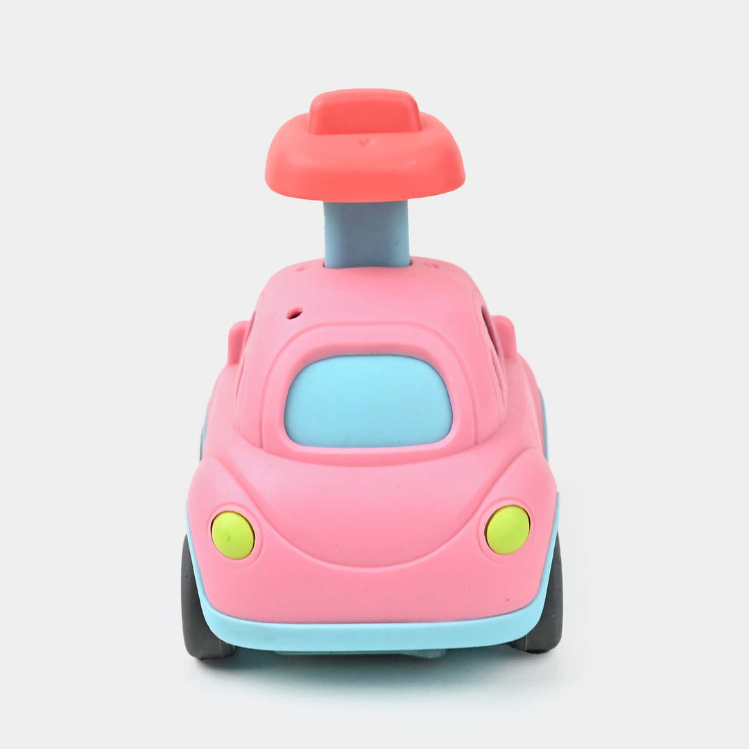 Cartoon Kids' Push & Go Car
