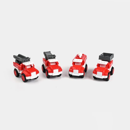 Friction Rescue Truck 4PCs