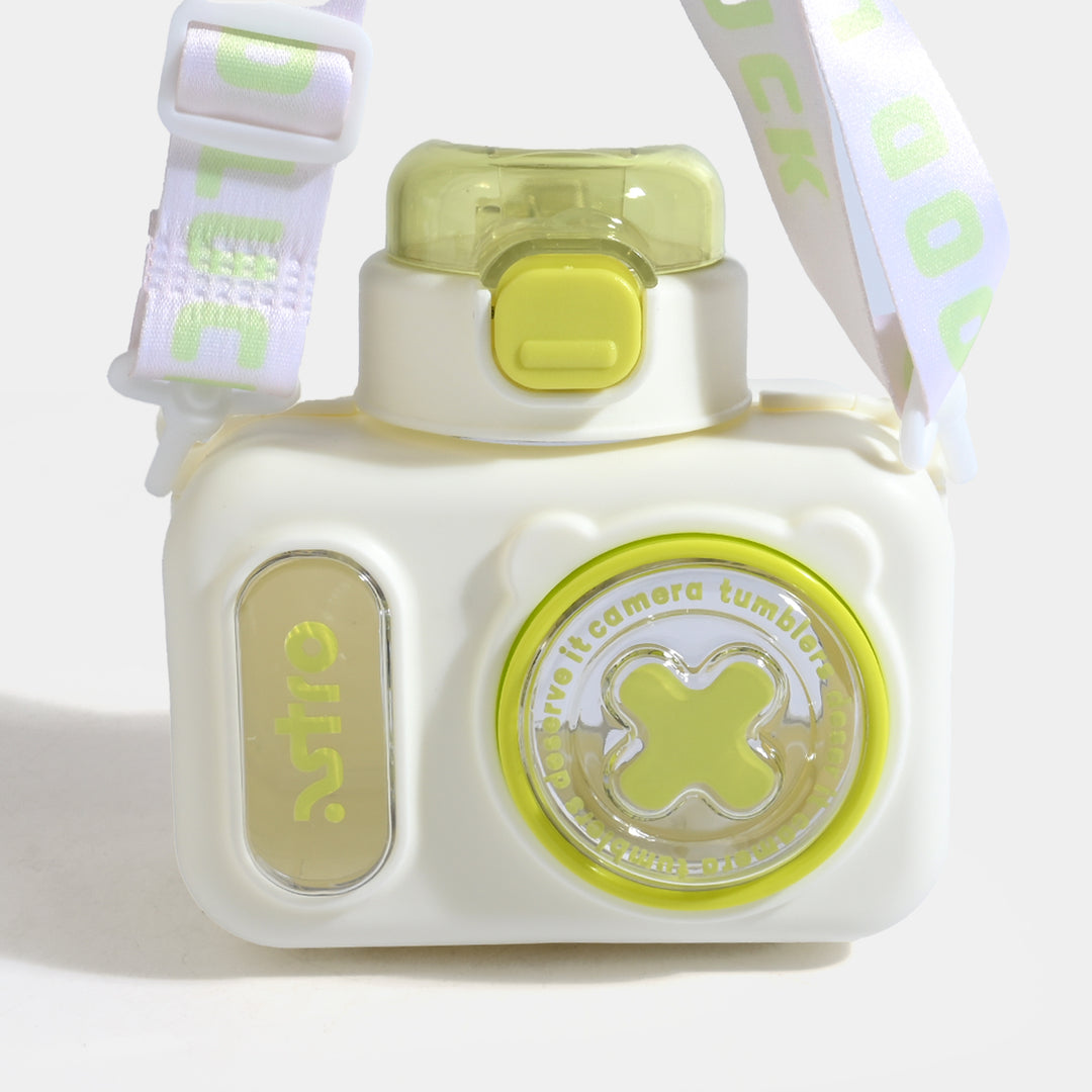 KIDS CAMERA SHAPED WATER BOTTLE/BEAKER | SH2696 - WHITE