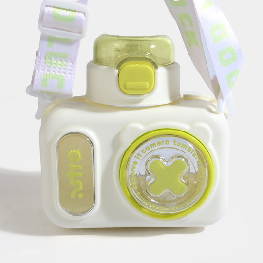 KIDS CAMERA SHAPED WATER BOTTLE/BEAKER | SH2696 - WHITE