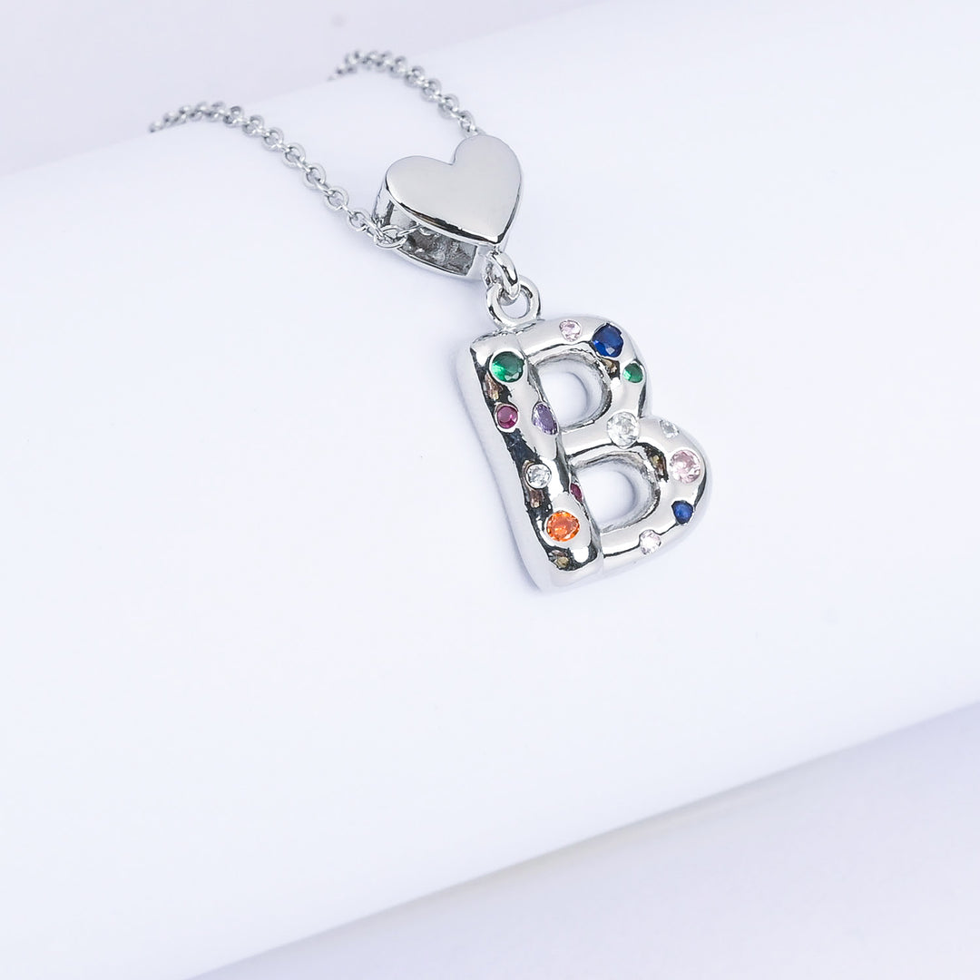 Alphabet/Letter Pendant Necklace for Girls