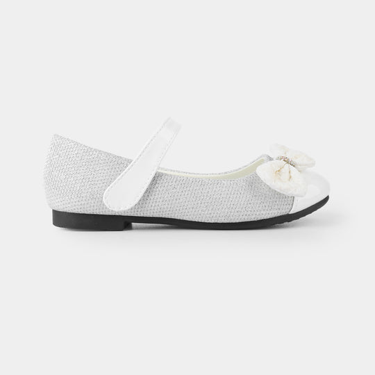 Girls Pumps PL787-2-WHITE