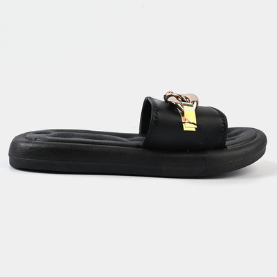 Girls Slippers 1636-M7-BLACK