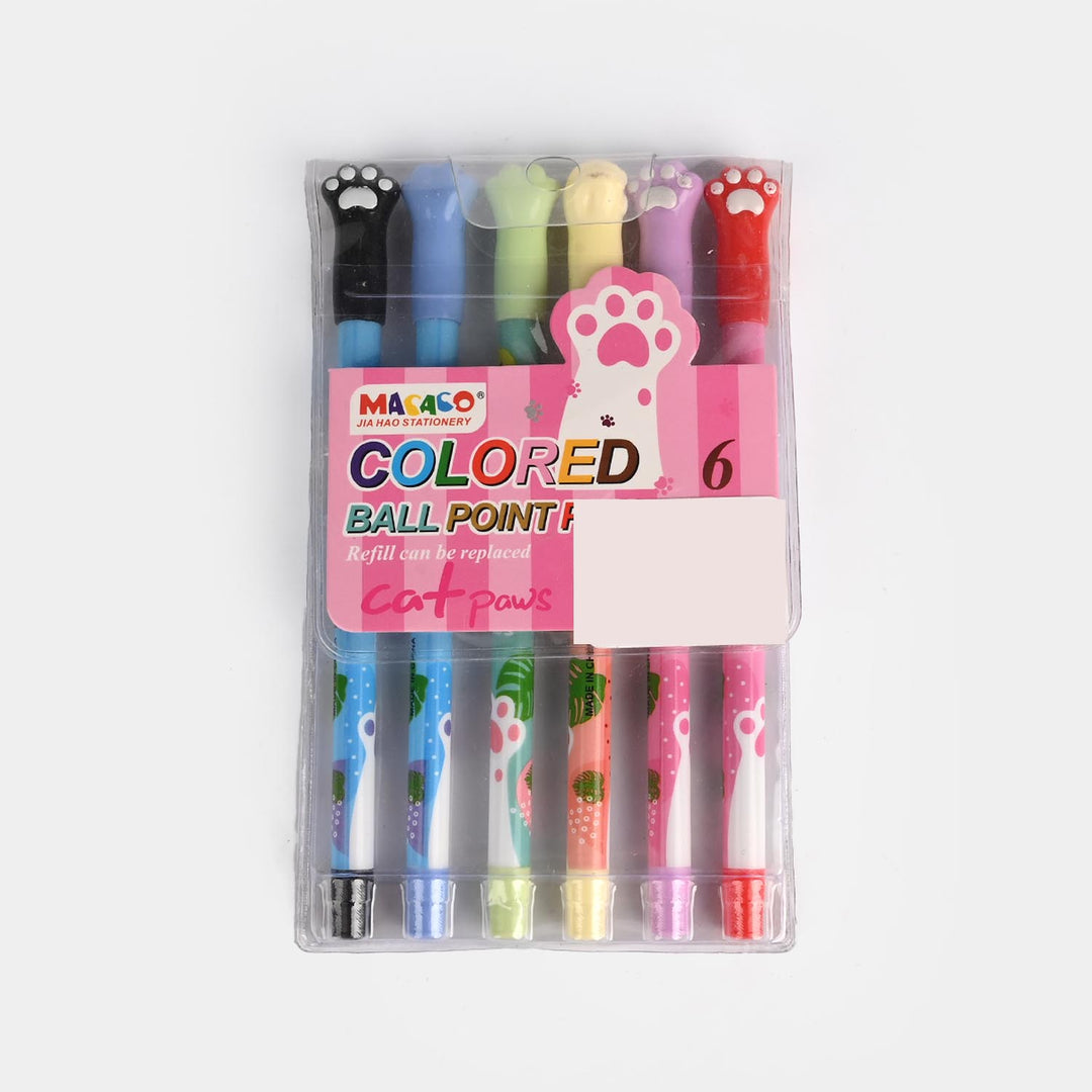 Color Ball Pen 6Pcs