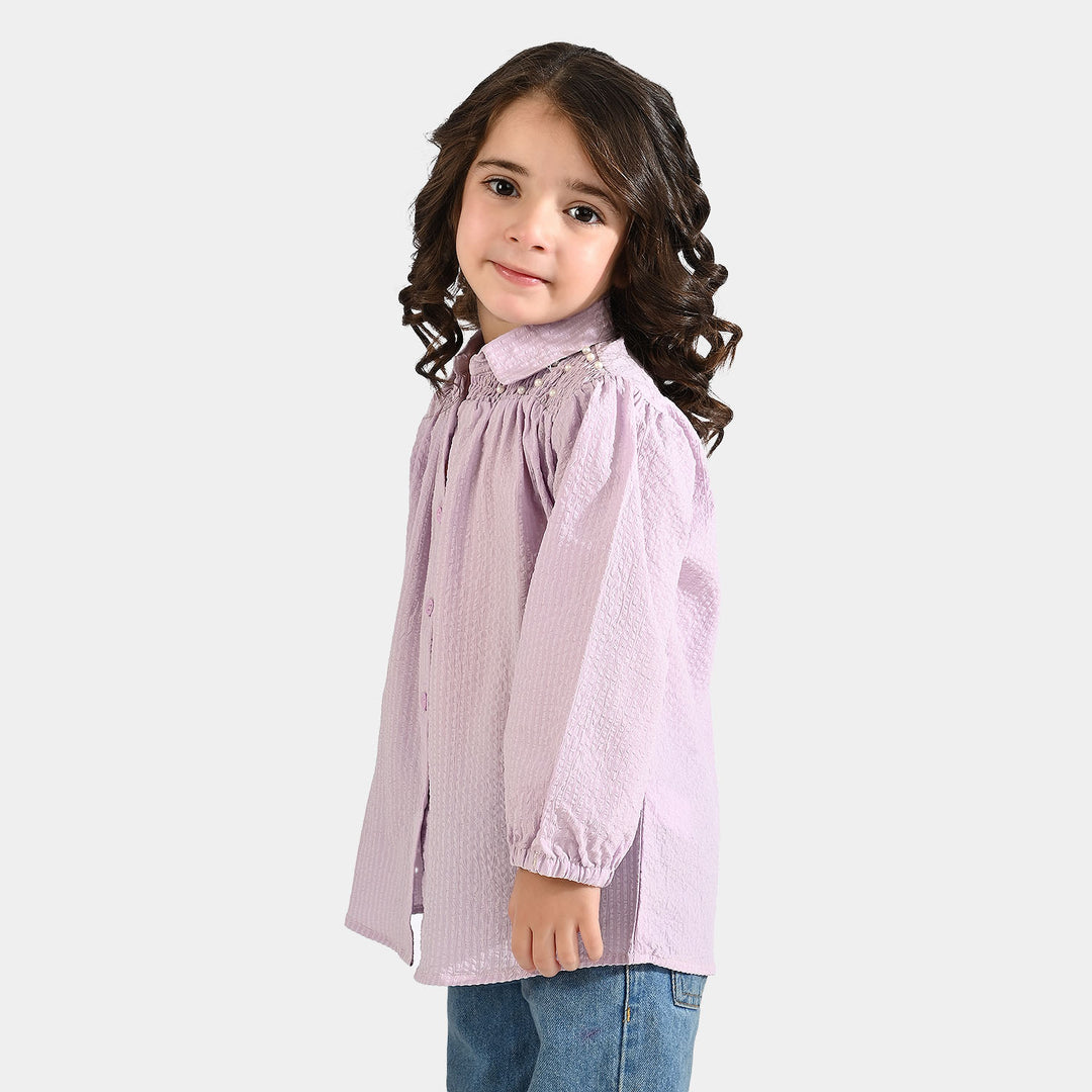 Girls Poly Jersey Top - Lavender/Purple