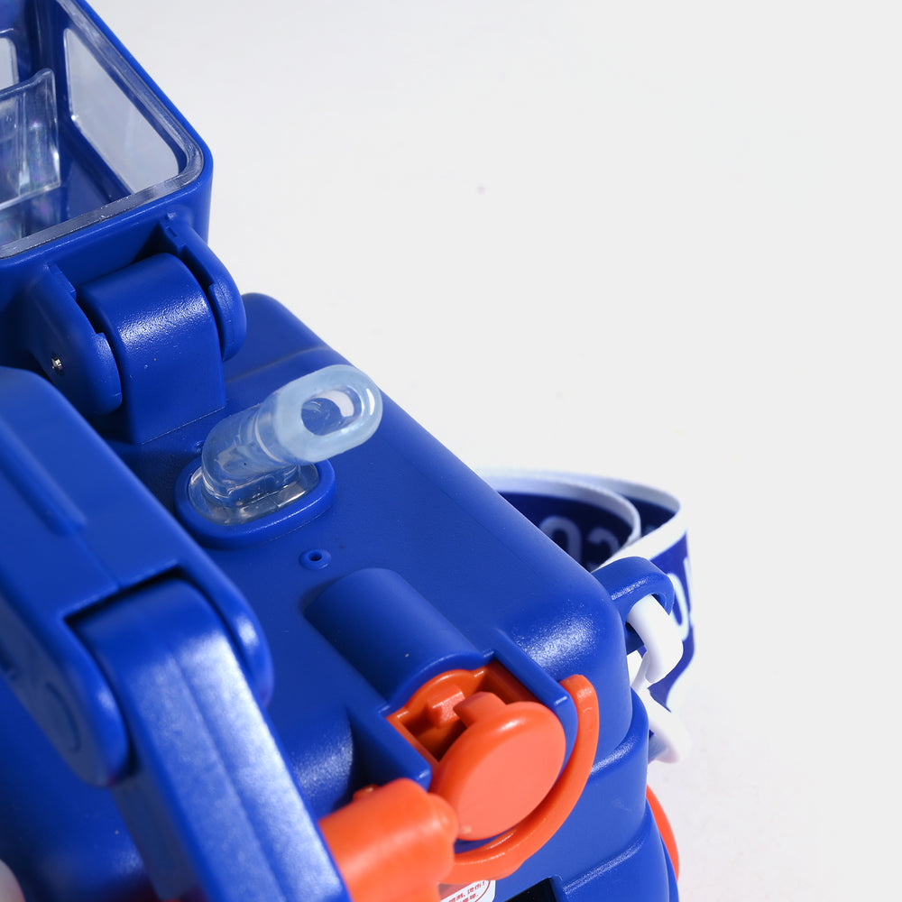CUTE EXCAVATOR STRAW CUP WATER BOTTLE/BEAKER | SH2695 - BLUE