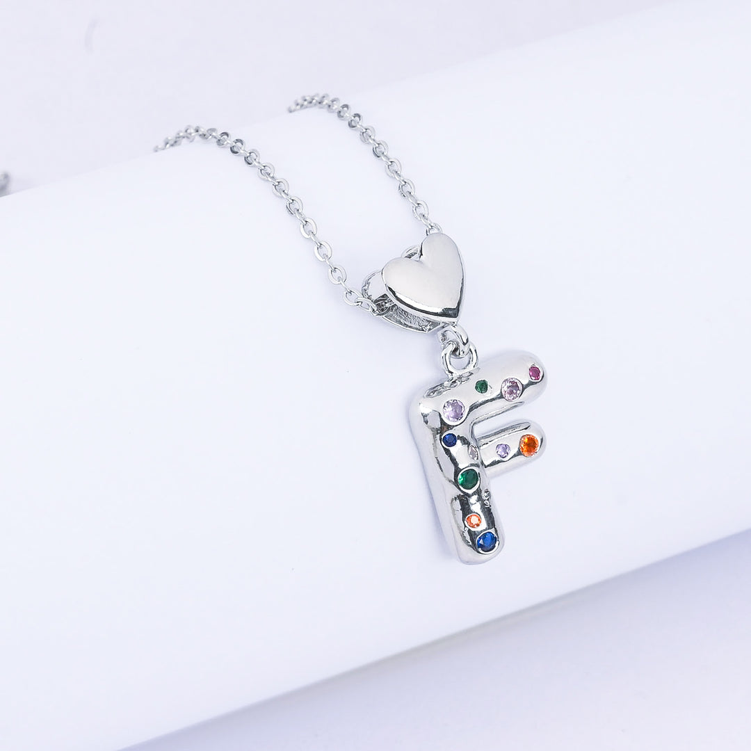 Alphabet/Letter Pendant Necklace for Girls