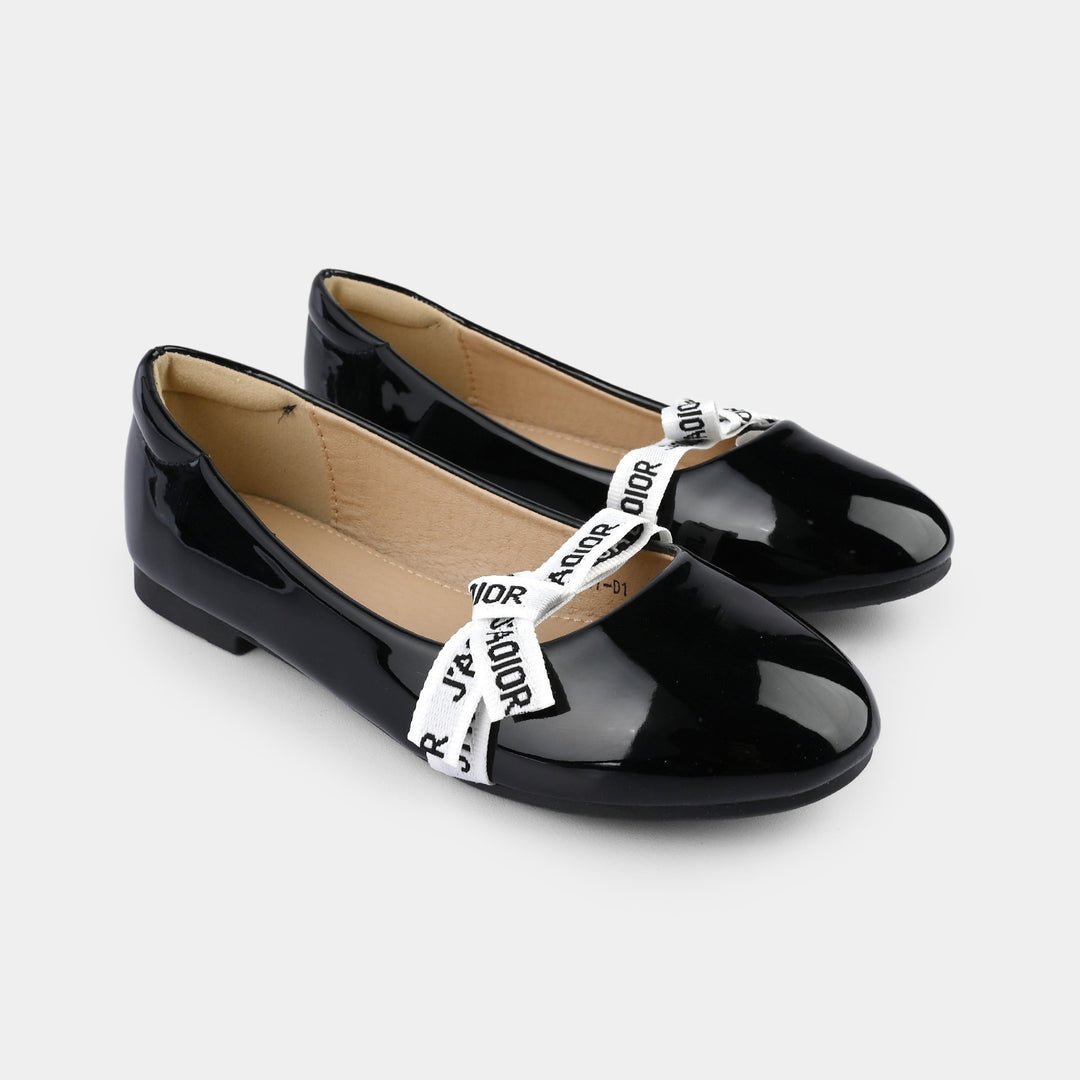 Girls Pumps P787-D1-BLACK