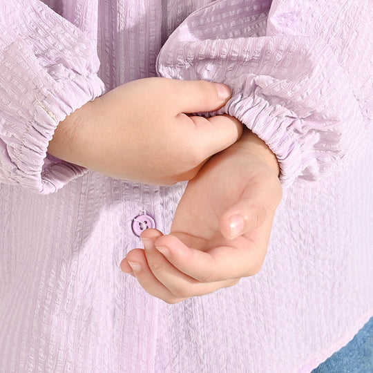 Girls Poly Jersey Top - Lavender/Purple